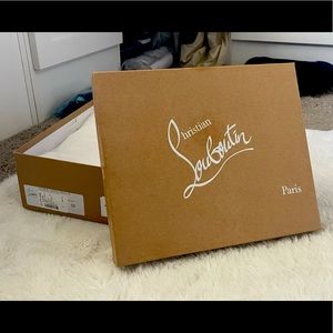 Authentic Christian Louboutin Shoe Box (BOX ONLY SHOES NOT INCLUDED)